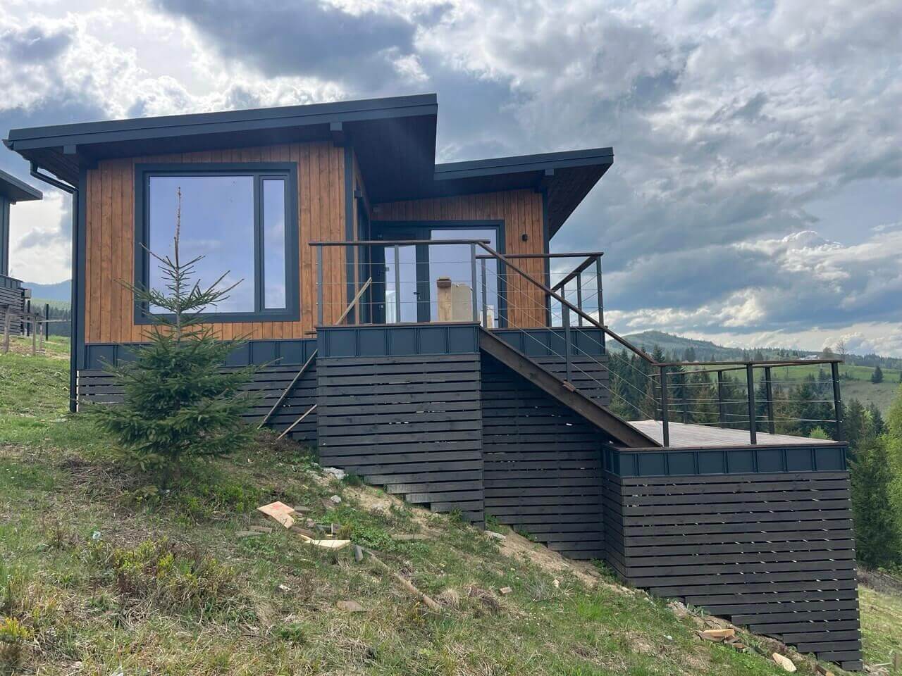 Комплекс Самурай — фасад з терасою